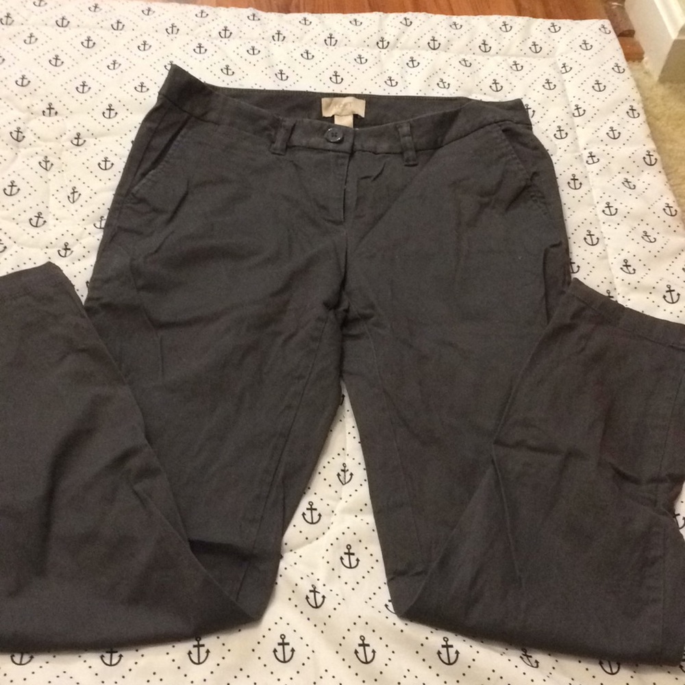 Loft work pant size 4 dark gray